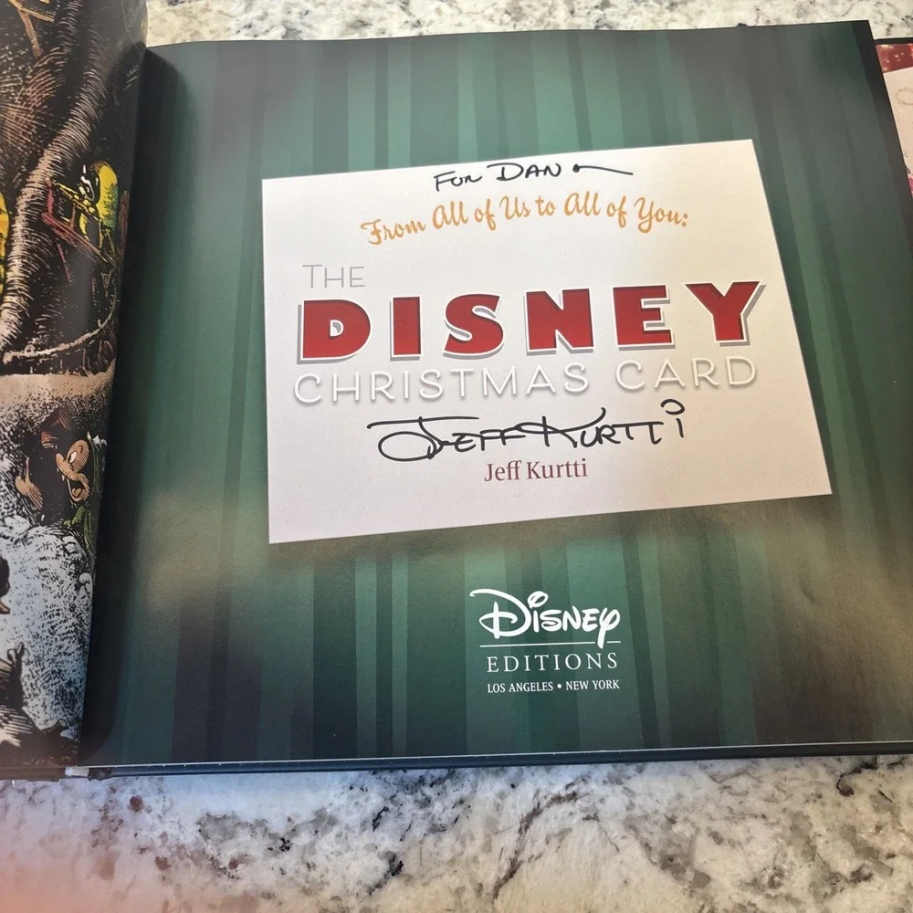 The Disney Christmas Card Book, 2018, Disney Fan Club 2018 All Cards In Book